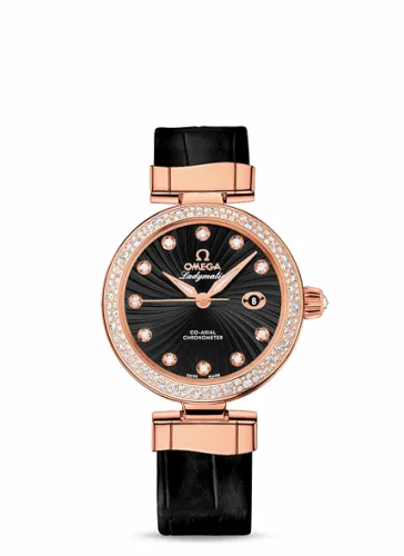 Omega LadyMatic Co-Axial 34 Red Gold / Diamond / Black 425.68.34.20.51.001 (42568342051001)